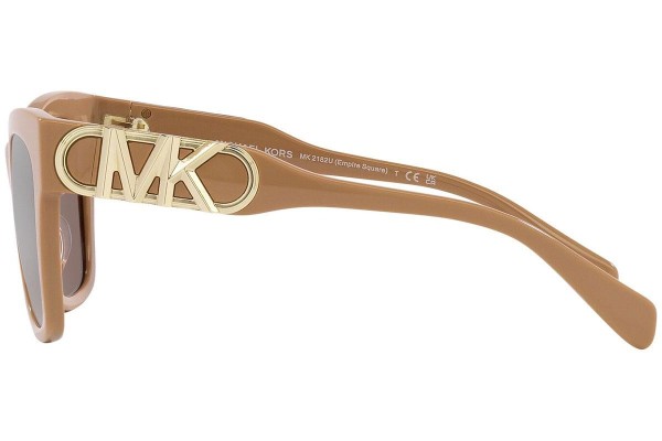 Слънчеви очила Michael Kors Empire Square MK2182U 355583 Polarized Око на котка Кафява