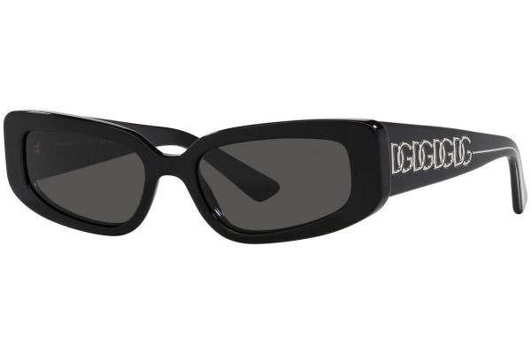 Слънчеви очила Dolce & Gabbana DG4445 501/87 Око на котка Черна