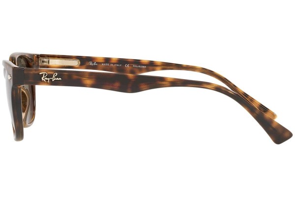 Слънчеви очила Ray-Ban RB4140 710/58 Polarized Правоъгълни Хавана