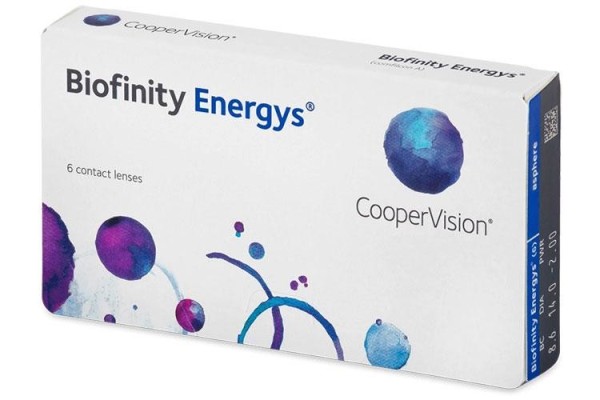 Контактни лещи Месечни Biofinity Energys (6 лещи)