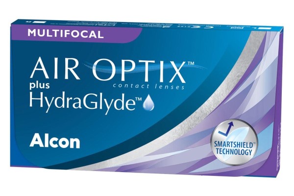 Месечни Air Optix plus HydraGlyde Мултифокални (6 лещи)