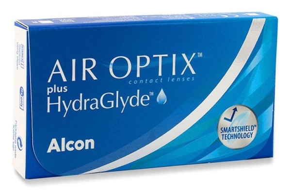 Месечни Air Optix plus HydraGlyde (3 лещи)