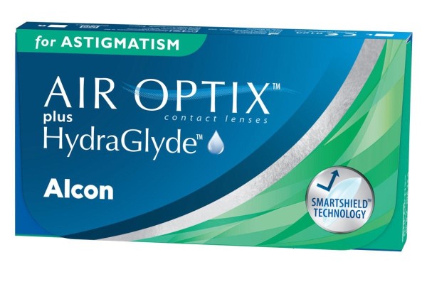 Месечни Air Optix plus HydraGlyde за астигматизъм (6 лещи)