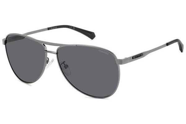 Слънчеви очила Polaroid PLD2160/G/S/X KJ1/M9 Polarized Пилотни Сива