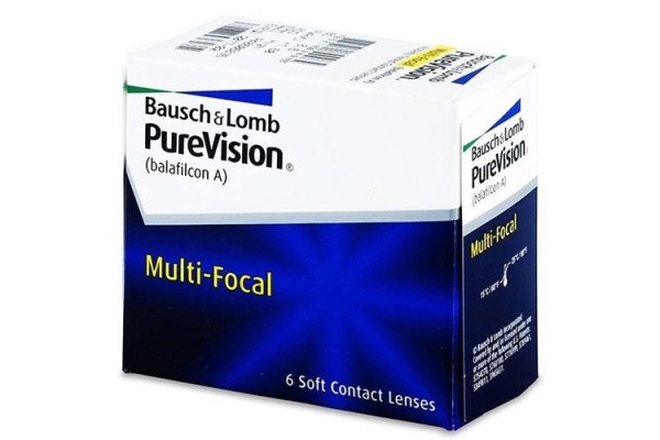 Контактни лещи Месечни PureVision Multi-Focal (6 лещи)