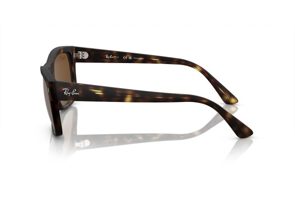 Слънчеви очила Ray-Ban RB4428 894/57 Polarized Квадратни Хавана