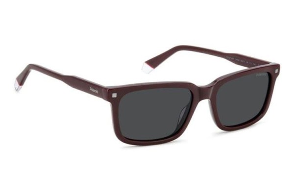 Слънчеви очила Polaroid PLD4174/S/X LHF/M9 Polarized Правоъгълни Червена