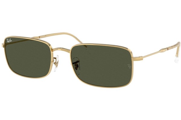 Слънчеви очила Ray-Ban RB3746 001/31 Правоъгълни Златна