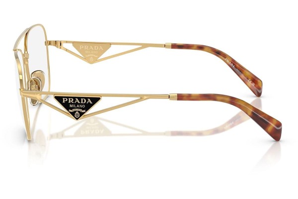 Очила Prada PRB50V 5AK1O1 Пилотни Златна