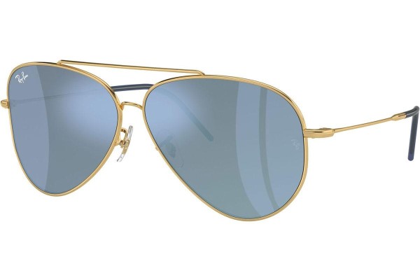 Слънчеви очила Ray-Ban Aviator Reverse RBR0101S 001/GA Пилотни Златна