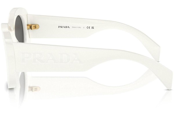 Слънчеви очила Prada PRA13SF 1425S0 Овални Бяла