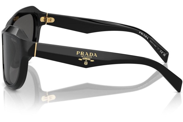 Слънчеви очила Prada PRA27SF 16K5S0 Око на котка Черна