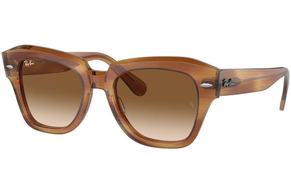 Слънчеви очила Ray-Ban State Street RB2186 140351 Квадратни Кафява