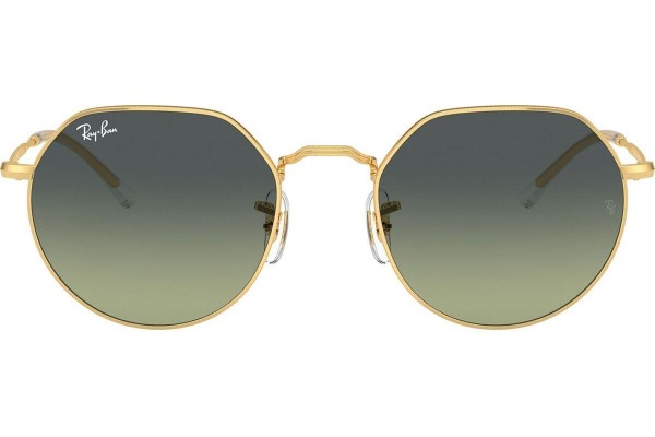 Слънчеви очила Ray-Ban Jack RB3565 001/BH Заоблени Златна