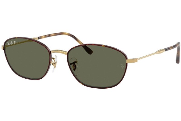 Слънчеви очила Ray-Ban RB3749 927358 Polarized Правоъгълни Златна