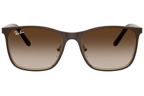 Слънчеви очила Ray-Ban Junior RJ9551S 297/13 Квадратни Кафява