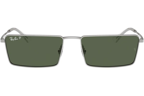 Слънчеви очила Ray-Ban RB3741 003/9A Polarized Правоъгълни Сребърна