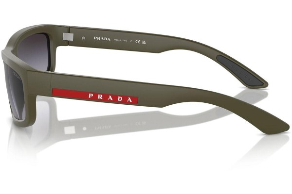 Слънчеви очила Prada Linea Rossa PS05ZS 15X09U Правоъгълни Зелена