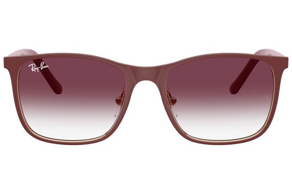 Слънчеви очила Ray-Ban Junior RJ9551S 296/8H Квадратни Червена