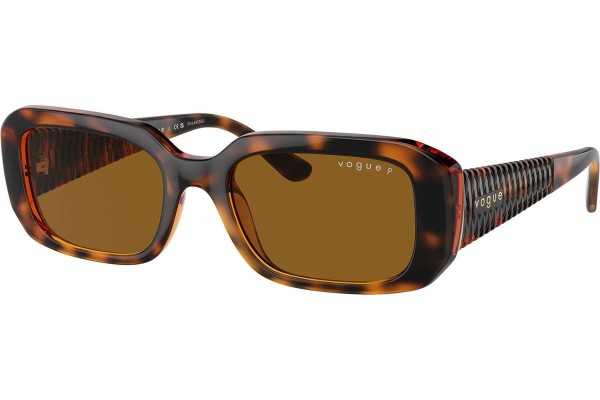 Слънчеви очила Vogue Eyewear VO5565S W65683 Polarized Квадратни Хавана