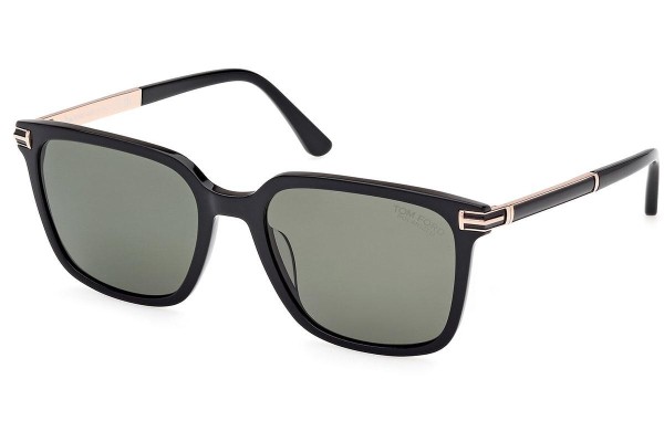 Слънчеви очила Tom Ford Jochem FT1183 01R Polarized Квадратни Черна