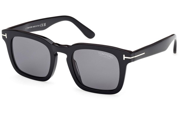 Слънчеви очила Tom Ford Dax FT0751 01D Polarized Квадратни Черна