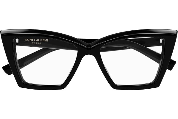 Очила Saint Laurent SL657OPT 001 Око на котка Черна