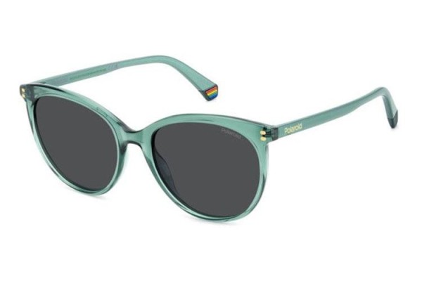 Слънчеви очила Polaroid PLD6231/S 1ED/M9 Polarized Око на котка Зелена