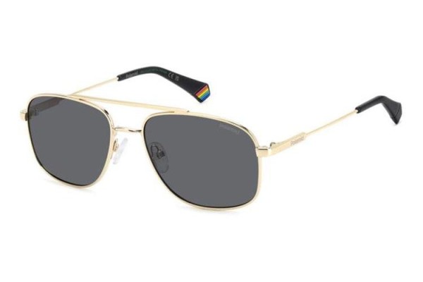 Слънчеви очила Polaroid PLD6235/S/X 2F7/M9 Polarized Квадратни Златна