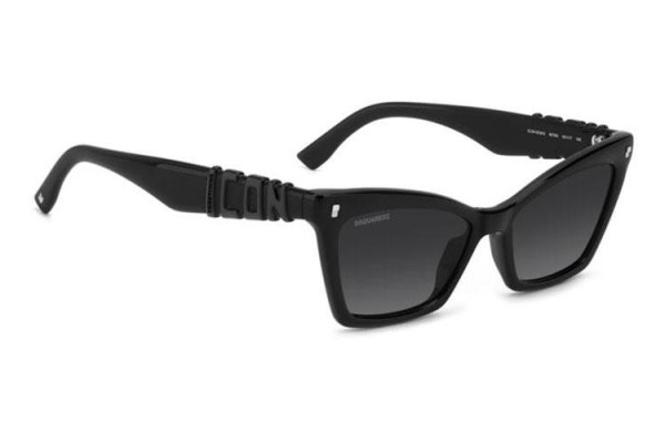 Слънчеви очила Dsquared2 ICON0026/S 807/9O Око на котка Черна