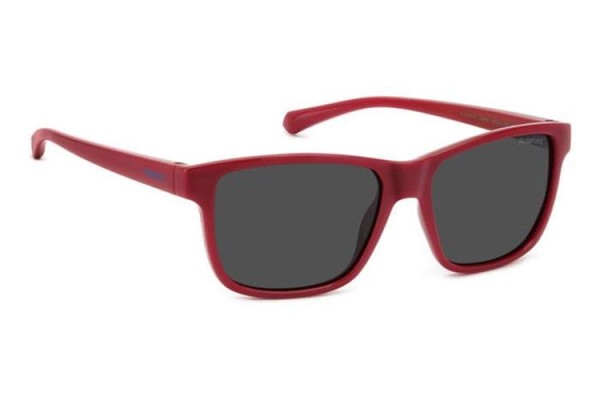 Слънчеви очила Polaroid Junior PLD8067/S C9A/M9 Polarized Квадратни Червена