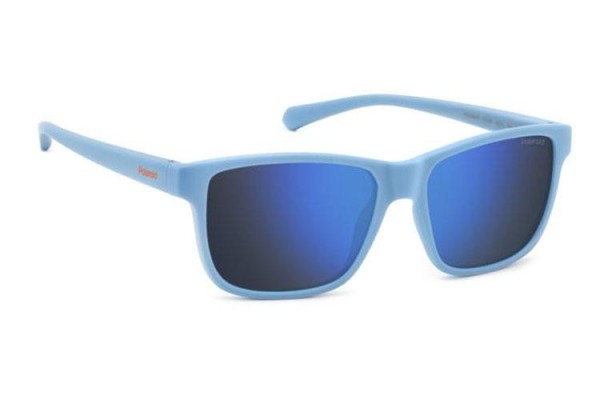 Слънчеви очила Polaroid Junior PLD8067/S VGL/5X Polarized Квадратни Синя