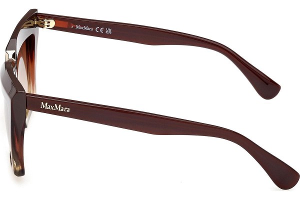 Слънчеви очила Max Mara Spark-7 MM0137 50F Око на котка Кафява