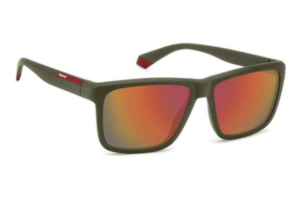 Слънчеви очила Polaroid PLD2164/S TBO/OZ Polarized Квадратни Зелена