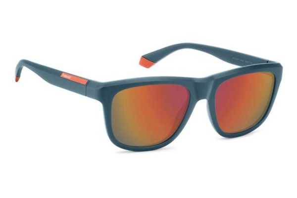 Слънчеви очила Polaroid PLD2163/S 5BF/OZ Polarized Квадратни Синя