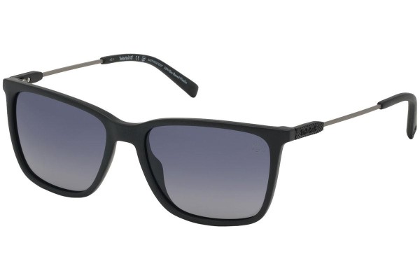 Слънчеви очила Timberland TB9209 02D Polarized Квадратни Черна