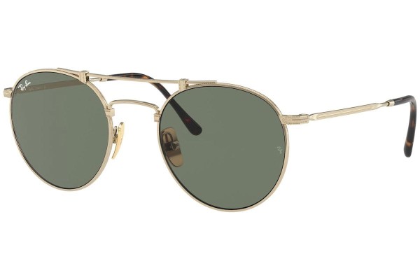 Слънчеви очила Ray-Ban Titanium Titanium Collection RB8147 913658 Заоблени Златна