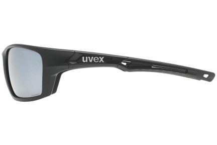 Слънчеви очила uvex sportstyle 232 P Black Mat S3 Polarized Правоъгълни Черна