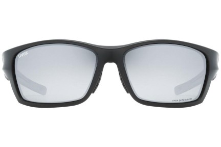 Слънчеви очила uvex sportstyle 232 P Black Mat S3 Polarized Правоъгълни Черна