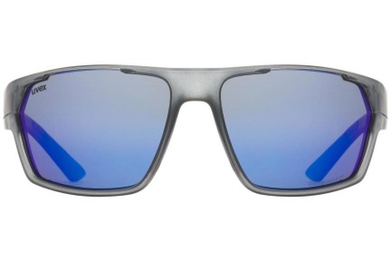 Слънчеви очила uvex sportstyle 233 P Smoke Mat S3 Polarized Правоъгълни Сива