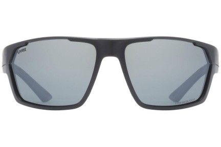 Слънчеви очила uvex sportstyle 233 P Black Mat S3 Polarized Правоъгълни Черна