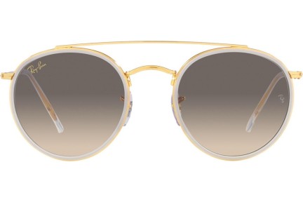 Слънчеви очила Ray-Ban Round Double Bridge RB3647N 923632 Заоблени Златна