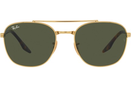 Слънчеви очила Ray-Ban RB3688 001/31 Квадратни Златна