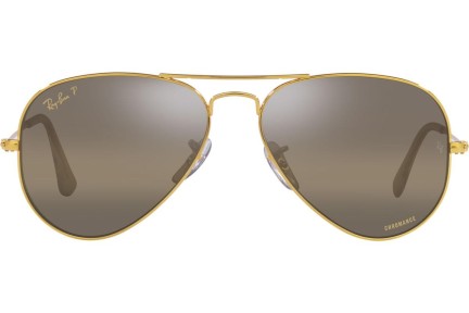 Слънчеви очила Ray-Ban Aviator Chromance Collection RB3025 9196G5 Polarized Пилотни Златна