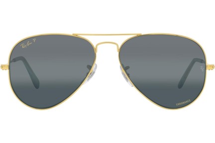 Слънчеви очила Ray-Ban Aviator Chromance Collection RB3025 9196G6 Polarized Пилотни Златна