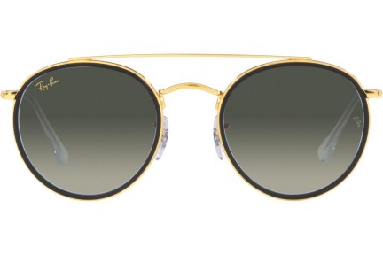 Слънчеви очила Ray-Ban Round Double Bridge RB3647N 923871 Заоблени Златна