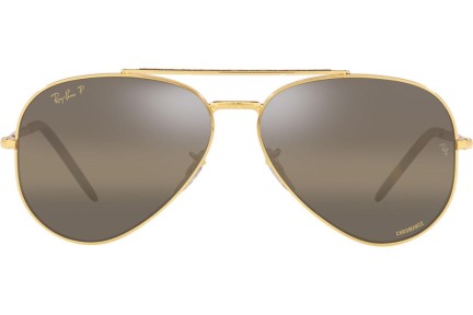 Слънчеви очила Ray-Ban New Aviator Chromance Collection RB3625 9196G5 Polarized Пилотни Златна