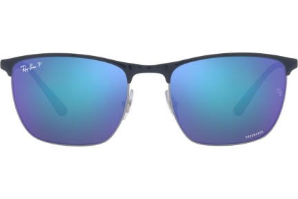 Слънчеви очила Ray-Ban Chromance Collection RB3686 92044L Polarized Квадратни Синя