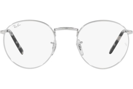 Очила Ray-Ban New Round RX3637V 2501 Заоблени Сребърна