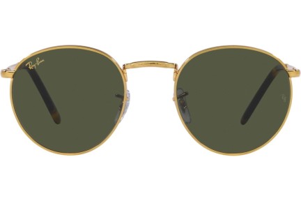 Слънчеви очила Ray-Ban New Round RB3637 919631 Заоблени Златна